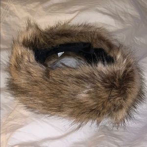 Faux fur headband